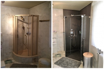 Bodenebene Dusche anstatt Duschwanne