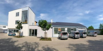 Qbus Firmengebäude der Jäger Haustechnik Karlsruhe