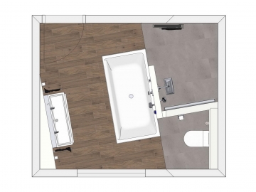 Badreferenz Fagmen Grundriss